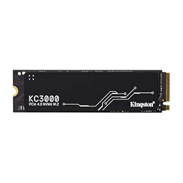 Kingston SKC3000S/1024G - SSD de 1TB Série KC3000 PCIe Ger. 4.0 M.2 2280 NVMe de alta performance (Leitura/Gravação: até 7000 MB/s)