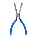 PEUTIER Elektrische Trennzange, Zündkerzenzange Elektrisache Stecker Zange im Auto zum Einfachen Trennen des Elektrischen Steckverbinders mit Verriegelungslasche(Blau)
