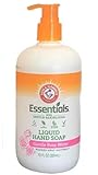 Arm & Hammer Essentials with Gentle Baking Soda, Liquid Hand Soap, 12 fl oz. (Gentle Rose)