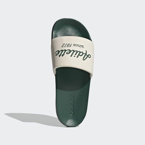 Image of adidas Women ADILETTE SHOWER Synthetic Swim Slide FTWWHT /GOLDMT /BOGOLD | LUT50