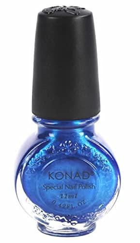 Konad - Nail Art Stamping Polish - Vernis à Ongles pour Pochoirs Ongles - Noir
