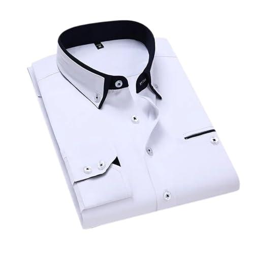 Chemise en coton pour homme coupe ajustée confectionnée en textile premium
