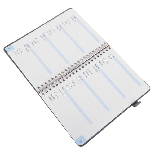 Cuaderno de registro portátil para reuniones de trabajo y gestión logística en negocios