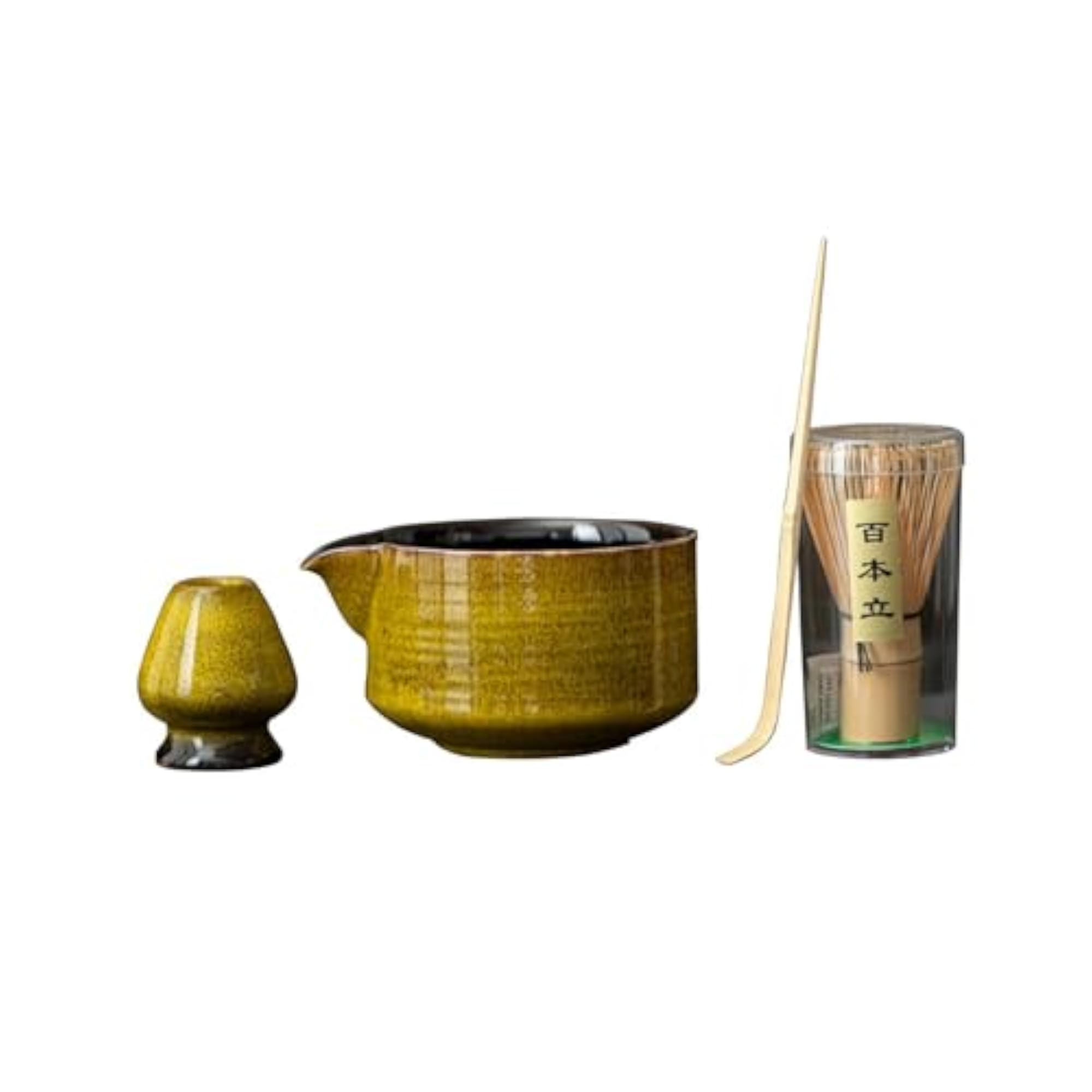 Japanese Matcha Tea Set with Ceremonial Bowl