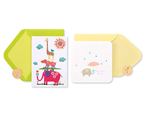 Cartes de fête prénatale animaux Papyrus, le complément idéal pour vos cadeaux