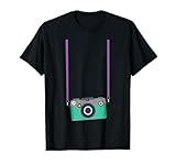 Fake Tourist Camera Graphic Holiday Vacation Photographer T-Shirt