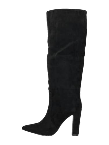 Bottes hautes noires élégantes parfaites pour vos tenues de bureau et sorties