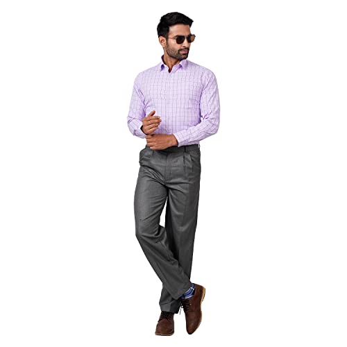 Image of Maharaja Polyester Checkered Office Wear Shirts for Men