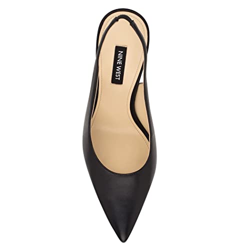 Nine West Feather-Black Zigy Nappa Nappa Shoe Size 7.5 by Nine West - Image 4