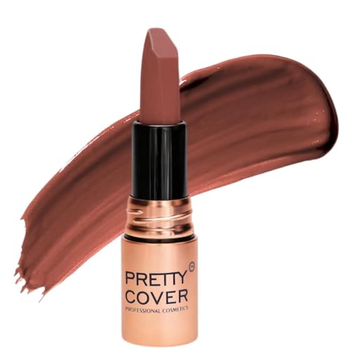 Image of Pure Matte Creamy Lipstick | Non-drying, Highly pigmented Lightweight Lipstick, Smudgeproof| Caramel Nude 3.8g