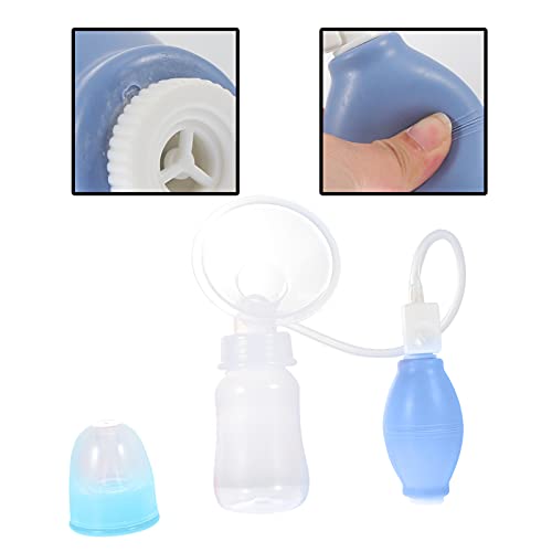 Extractor manual de leche con succión de silicona miniatura 4