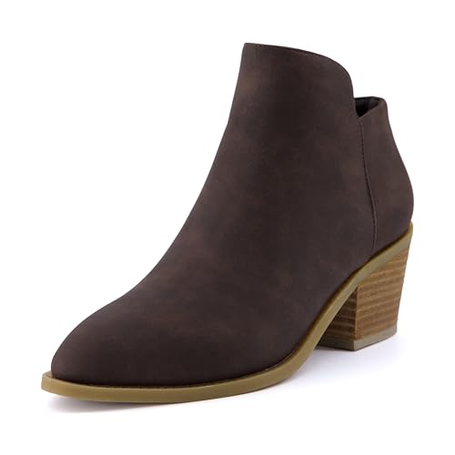 CUSHIONAIRE Women's Rip Ankle Bootie +Memory Foam, Wide Widths Available