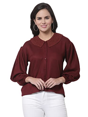 Image of Style Quotient Women Pink Casual Shirt