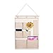 Fayemoon Borsa da Parete, Tasche Portaoggetti da Parete, Borsa Portaoggetti Impermeabile da Appendere per Il Bagno della Camera da Letto con 6 Tasche