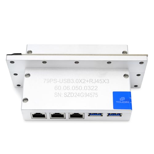 TOJOIN EMI Filter with RJ45x3+USB3.0x2 Interfaces for RF Shield Box Wireless Communication Test 800-8000MHz