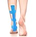 Precut Kinesiology Tape for Achilles Tendon, 12 Pcs Elastic Athletic Tape Leg Support Muscle Tape Patches, Waterproof Kinesiology Recovery Tape Precut Strips Latex-Free Sports Tape for Muscle Support