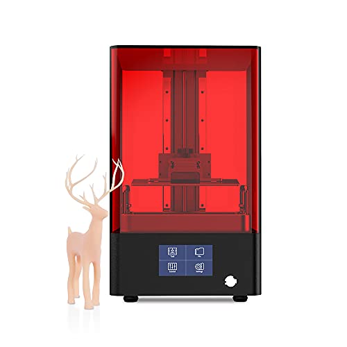 NOVA3D Whale2 LCD 3D Drucker 8,9 Zoll 4K Monochrome Bildschirm Harz mit Druckgröße 192 mm (L) x 120 mm (B) x 250 mm (H), Wi-Fi und App-Steuerung, Rot Cover