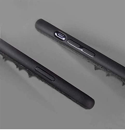 Coque de protection iPhone 11 Pro Max style crocodile noir