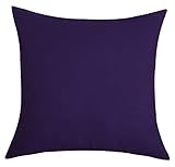 TangDepot Cotton Canvas Throw Pillow Cover -  Handmade - Many Colors Avaliable (14