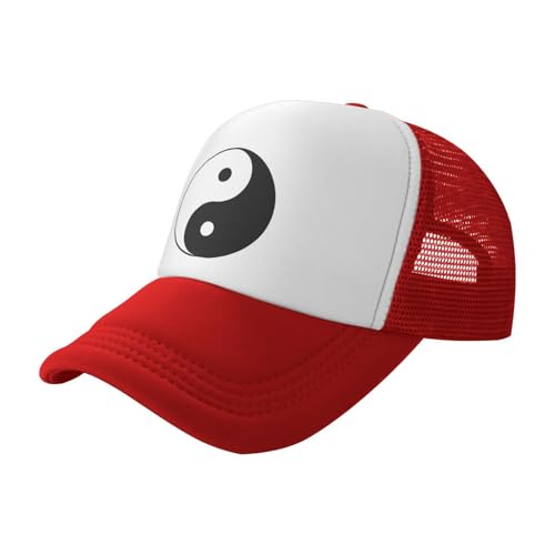 Tai Chi Yin Yang Trucker Hat Snapback Mesh Baseball Cap Unisex