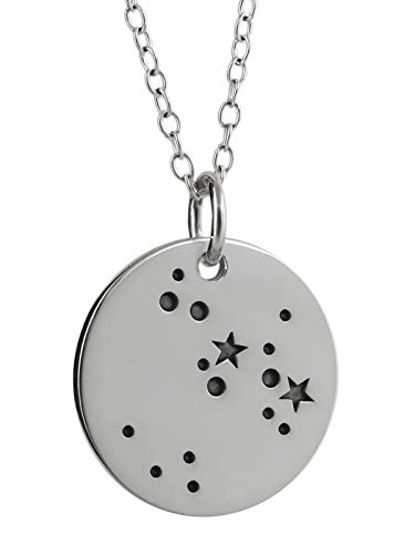 Image of FashionJunkie4Life Sterling Silver Sagittarius Zodiac Constellation Pendant Necklace, 18" Chain