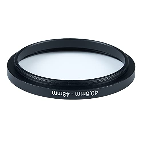 Image of 40.5mm to 43mm Step-Up Ring Filter Adapter for All Brands UV ND CPL Metal Ring Step-Up Rings Adapter Filter (40.5mm-43mm)