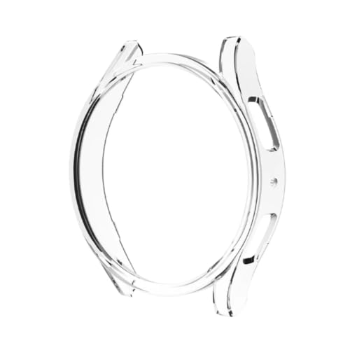 DPJ® Hard PC Bumper Case Compatible with Samsung Galaxy Watch 4, Samsung Galaxy Watch 5, 44Mm, Ultra-Thin Protective Cover Frame [No Screen Protector] (Clear, SAM WATCH 4/5 44MM)