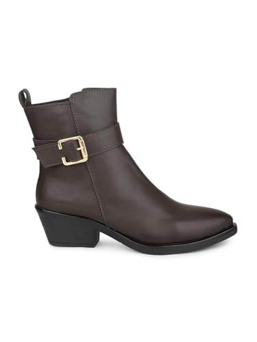 Image of Inc.5 womens Women Black Block-heeled Chelsea Boots Clog