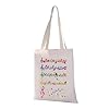 BNQL Music Note Tote Bag Funny Music Gifts for Music Lover Music Teacher Student Gifts Cute Music Bird Musician Art Tote Bag (when words fall music speak TOTE) #4