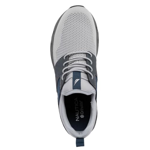 Image of Nautica Mens Running Sneakers Sport Fashion Lace-Up Athletic Soft Shoes for Gym Tennis Men - Cushioned, Breathable, Lightweight & Comfortable