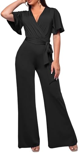 Women's Elegant Plus Size Dressy Jumpsuits Sexy...