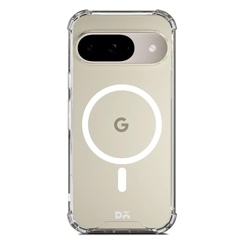Image of DailyObjects Clear Magnetic Phone Case Cover Compatible with Google Pixel 9 | Wireless Charging Slim Back Cover | 2 Layer Edge Protection & Shockproof