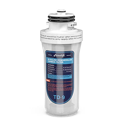 Frizzlife Replacement Filter Cartridge for TD-9, Remineralization Alkaline Filter Frizzlife Replacement Filter Cartridge for TD-9, Remineralization Alkaline Filter