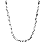 Lunghezza gioiello: cm 55 Morellato Collana da uomo, Collezione Motown, in acciaio inossidabile - SALS32