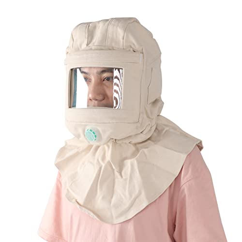 Visiera per sabbiatrice, cappuccio per sabbiatura