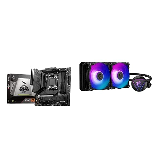 MSI }U[{[h MAG B650M MORTAR WIFI AMD Ryzen 7000 V[Y(AM5)ΉB650`bvZbg ATX MB5908 + MAG Core Liquid 240R V2 ȈՐCPUN[[ LGA1700