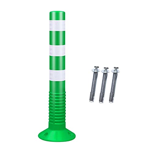 Poteau de délimitation routier réfléchissant 75 cm pour parking et garage - 2