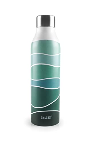IBILI 774957 Marea Botella Termo Doble Pared, 500 ml, Acero Inoxidable 18/10, Reutilizable IBILI 774957 Marea Botella Termo Doble Pared, 500 ml, Acero Inoxidable 18/10, Reutilizable