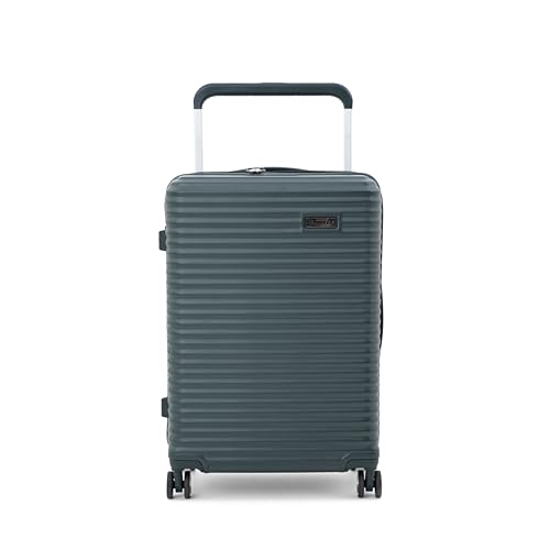 Image of NOVEX Robo Check-in Size Hard Luggage | Unbreakable Polycarbonate Suitcase with 8 Smooth Spinner Wheels, TSA Lock, Anti-Theft Zipper, Lightweight Travel Trolley with 5-Year Warranty - Olive Green