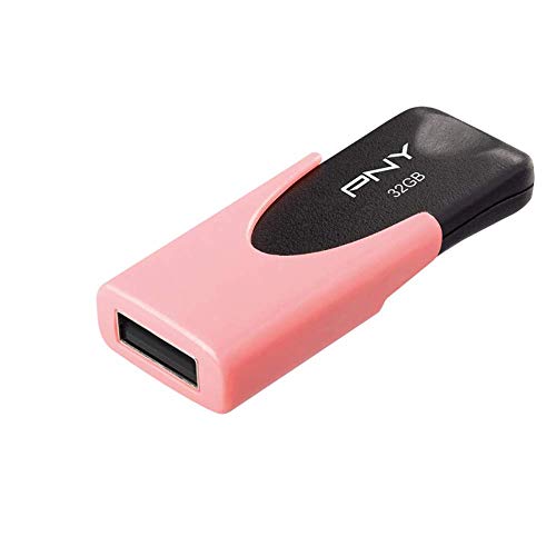 PNY Attache 32 GB 4 USB 2.0 Flash Drive - Coral