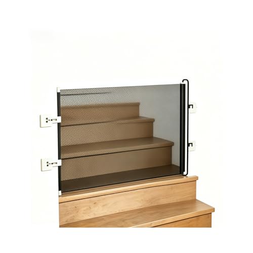 Racocou Valla retráctil para bebés y Perros sin taladrar Red de Seguridad Ahorro Espacio para Puertos pasillos Parte Inferior escaleras Interior Exterior fácil de Instalar Ancha,M
