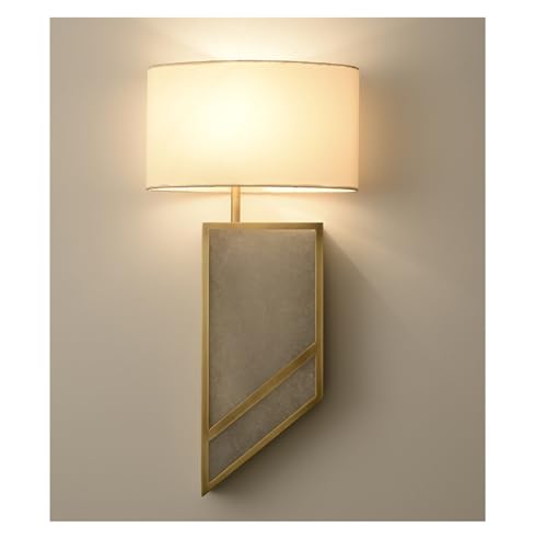 Applique murale marbre acier inoxydable luminaire mural intérieur salon couloir