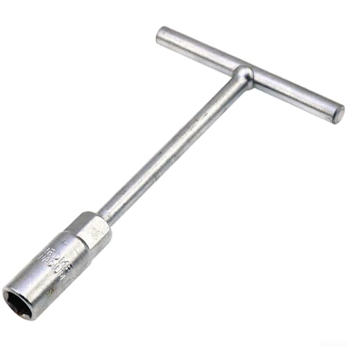 Juego de llaves de vaso métricas tipo T de 8 mm, 10 mm, 12 mm, 13 mm con hierro para reparación mecánica de larga duración (corto T12)