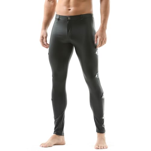 Mono de malla para hombre QiaTi transpirable estilo bóxer de lucha
