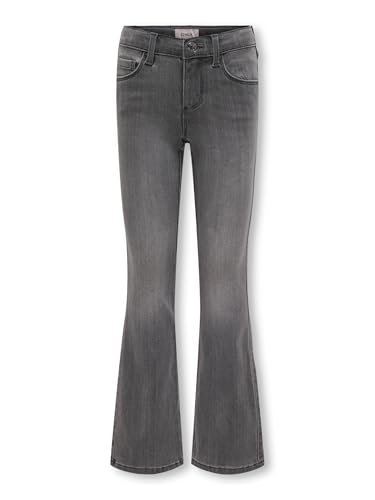 Only & Kids Damen Kogroyal Life Reg Flared Pim021 Noos, Dark Grey Denim, 146