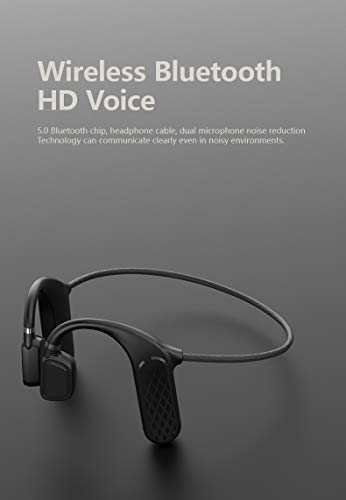 NXSI 2021 Novo Bluetooth 5. 0 Fone de Ouvido Sem Fio de Condução Óssea Qualidade de Som Surround Est