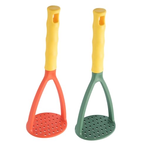 Gatuida 2Piezas Machacador De Patatas Manual Herramienta para Triturar Patatas Utensilios De Cocina Reutilizables para Purés y Comida para Bebés