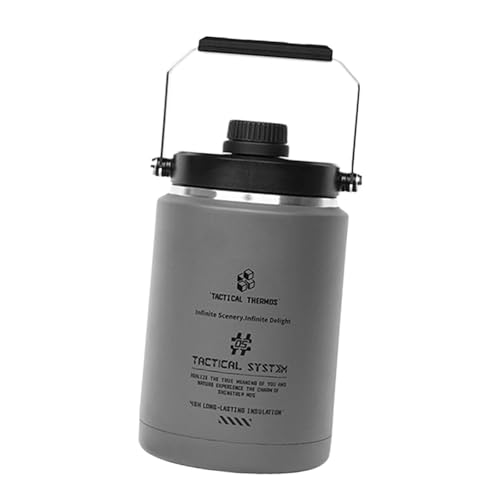 ECOMISTIQ®Ice Jug Keeps Drinks Cold Portable Insulated Water Bottle for Sports Fitness Gray|Home & Garden|Kitchen, Dining & Bar|Drink Containers & Thermoses