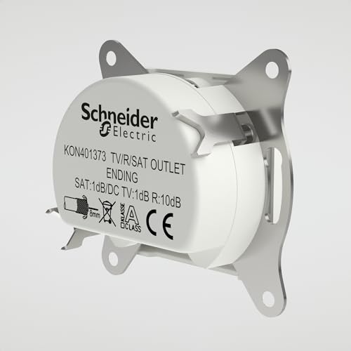 Schneider Electric Asfora TV-R-SAT-Dose, Endung 1dB, Unterputz, weiss, Artikelnummer EPH3570121D