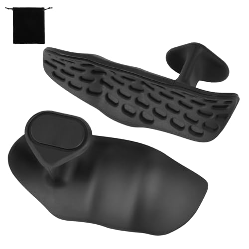 flintronic Guantes de Gimnasio para Entrenamiento, Almohadillas De Agarre De Silicona Antideslizantes para Fitness, Empuñaduras de Levantamiento sin Dedos, para Entrenamiento de Gimnasio y Ejercicio